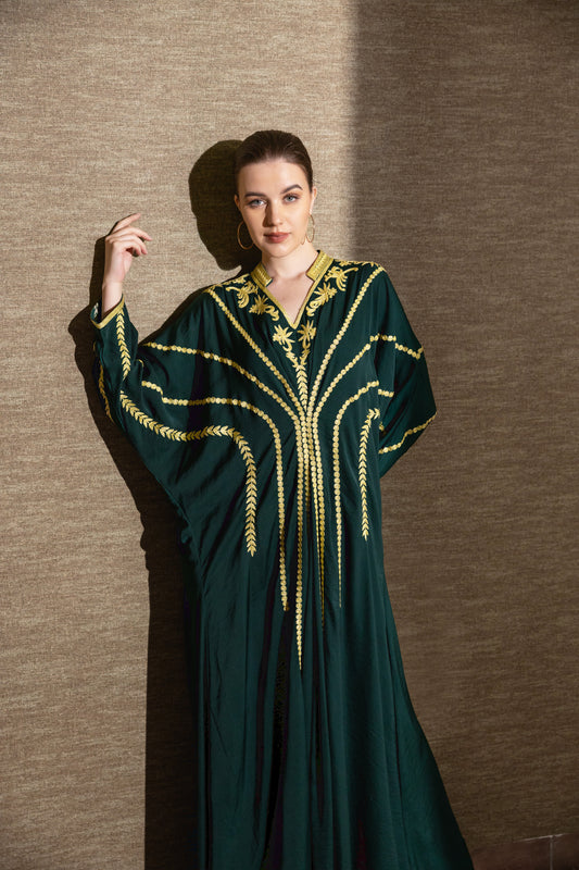 فستان بخية مطرز