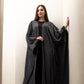 double fold Sleeve Abaya