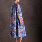 Floral Breeze Pleated Midi Dress