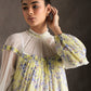 Floral Lace Neck Dress