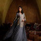 Pleated Velvet Jalabiya - Anmar Couture