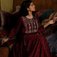 Crinkled Velvet Jalabiya - Anmar Couture