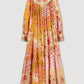 Floral Patch Print Jalabiya