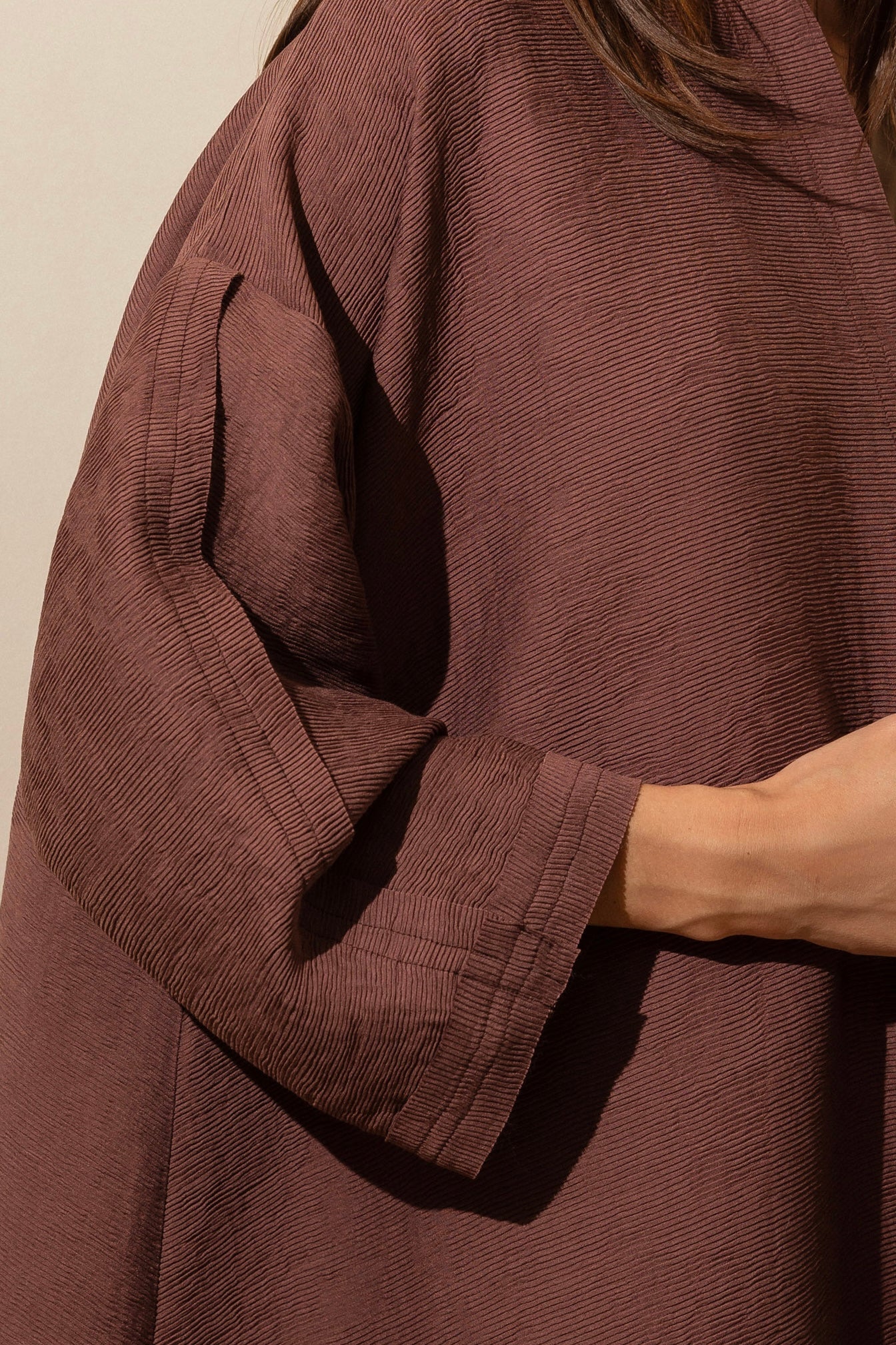 Pleated Viscose Abaya - Anmar Couture